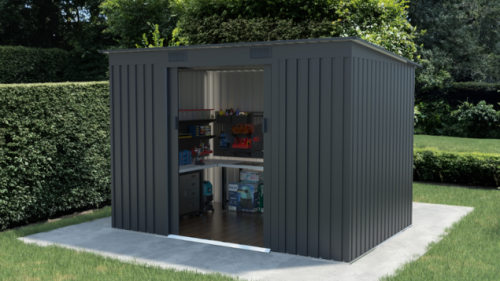 Lotus 9 x 6 Metal Shed